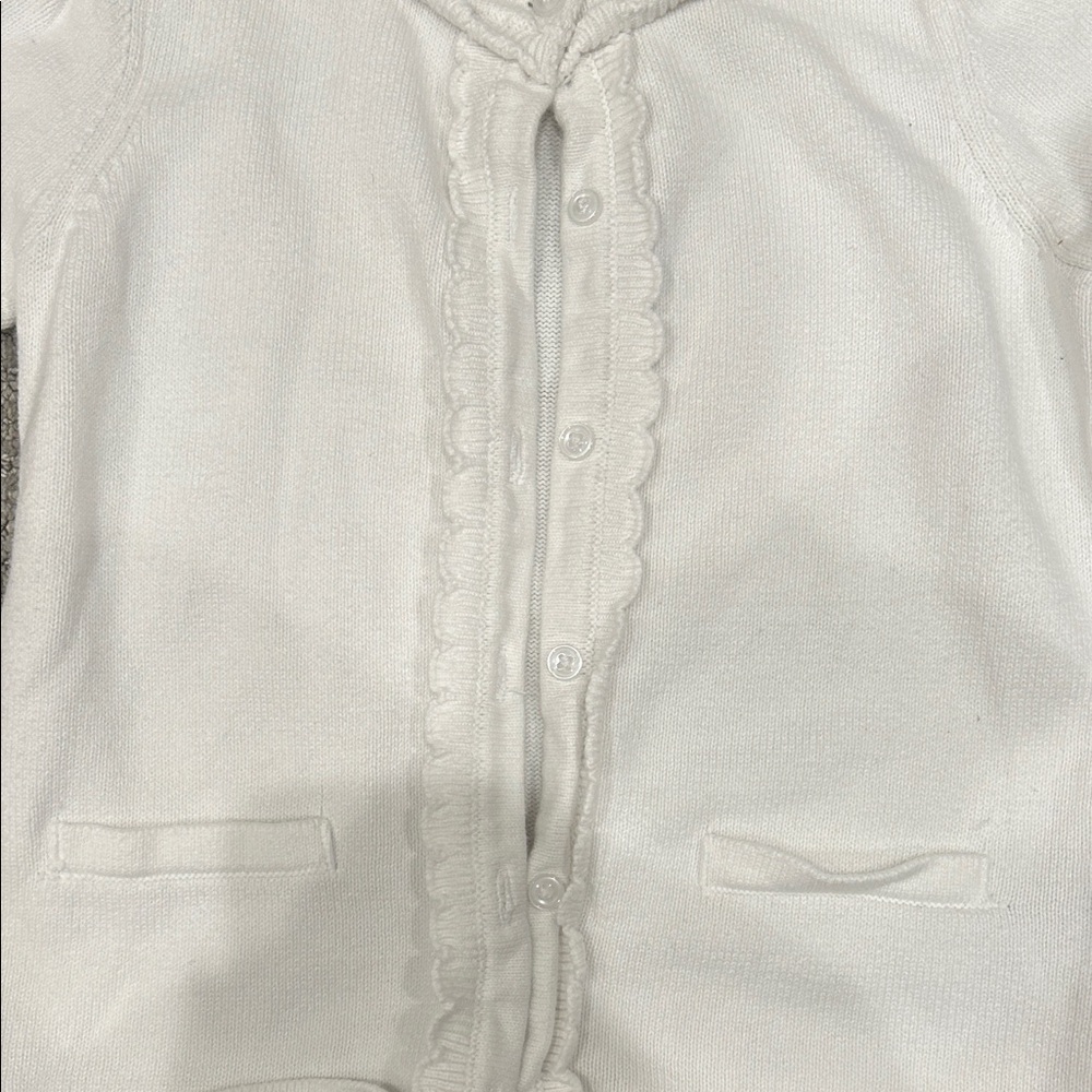 Janie and Jack White Kids Sweater - Picture 2 of 3
